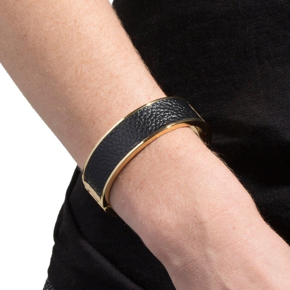 Parker Daniels Jewelry - PALM SPRINGS  LEATHER BRACELET (BLACK & GOLD)